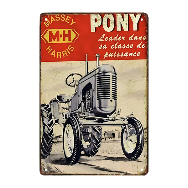 tractor poni de placa metalica tractor poni de placa metalica