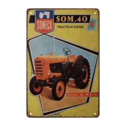 tractor de placa metalica someca